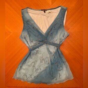 Mandee Vintage Y2k Embroidered Blouse